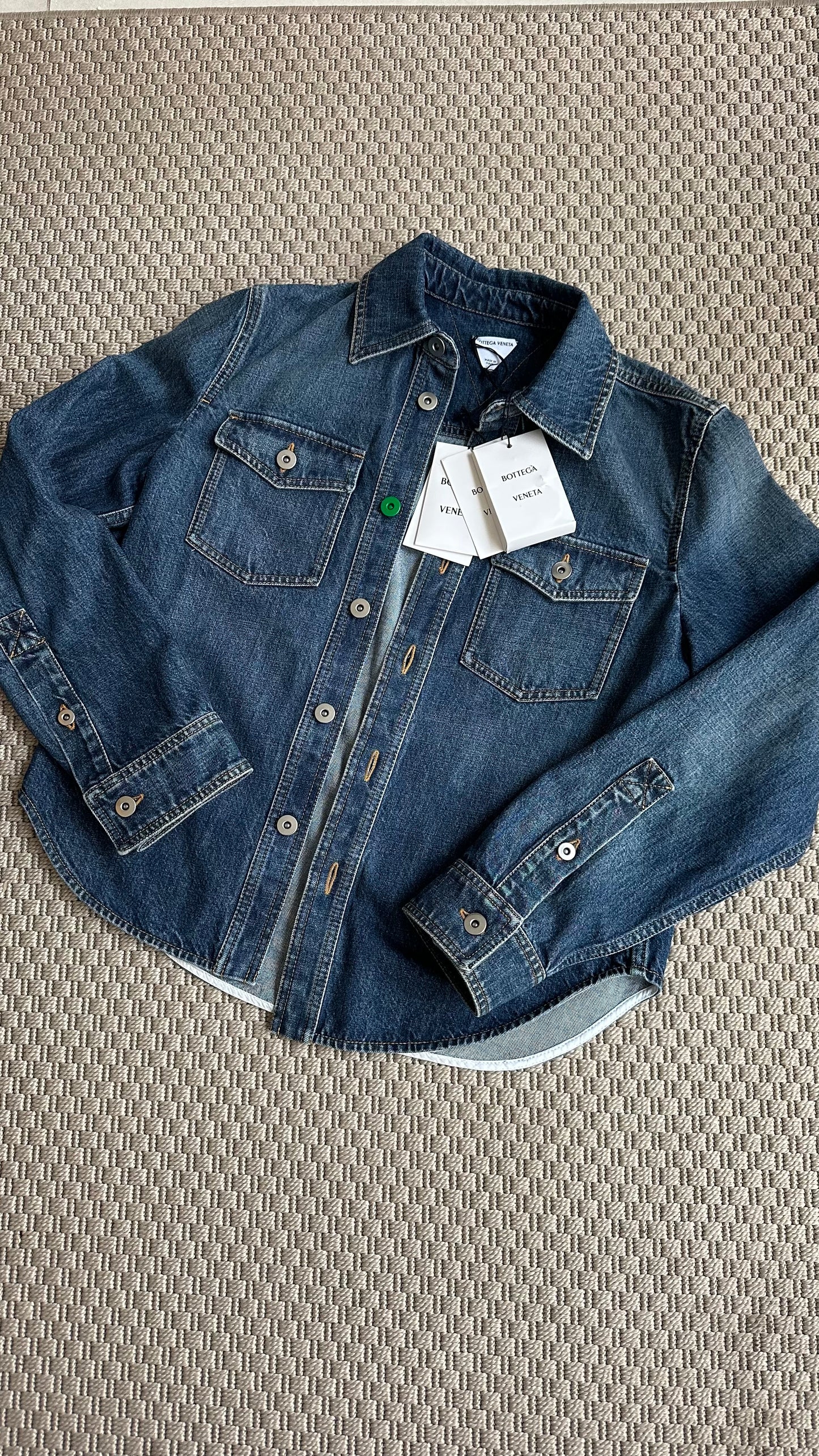 Bottega Veneta Washed Denim Shirt, brand new in tags  - 38/10