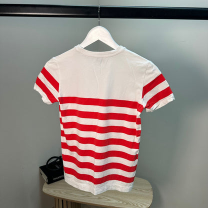 Kids Moschino Red Stripe T-Shirt – Age 12