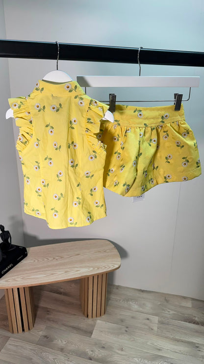 Kids Monnalisa Yellow Daisy Blouse BNWT – 4Y / 104