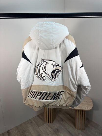 Supreme wildcat sideline puffer jacket  - Large