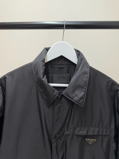 Prada Black Re-Nylon blouson Zip Up Jacket -52/XL