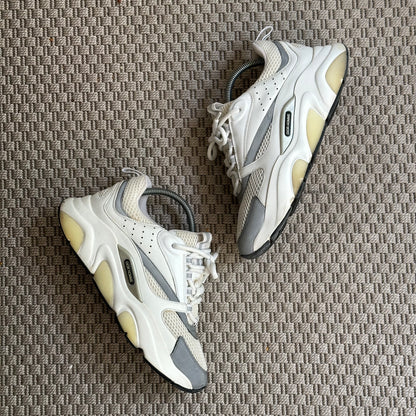 Dior White & Grey B22 Trainers- EU 40/ UK 6