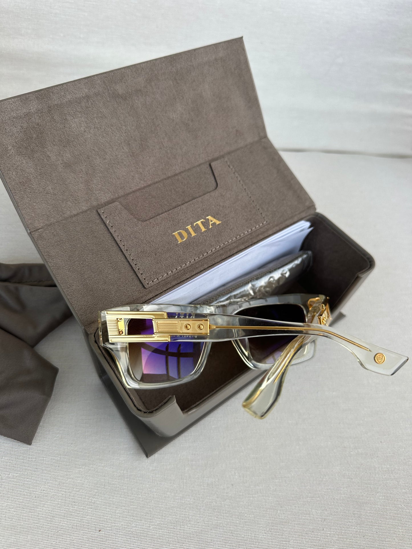 DITA Grandmaster- Seven Rectangular-Frame Acetate Sunglasses