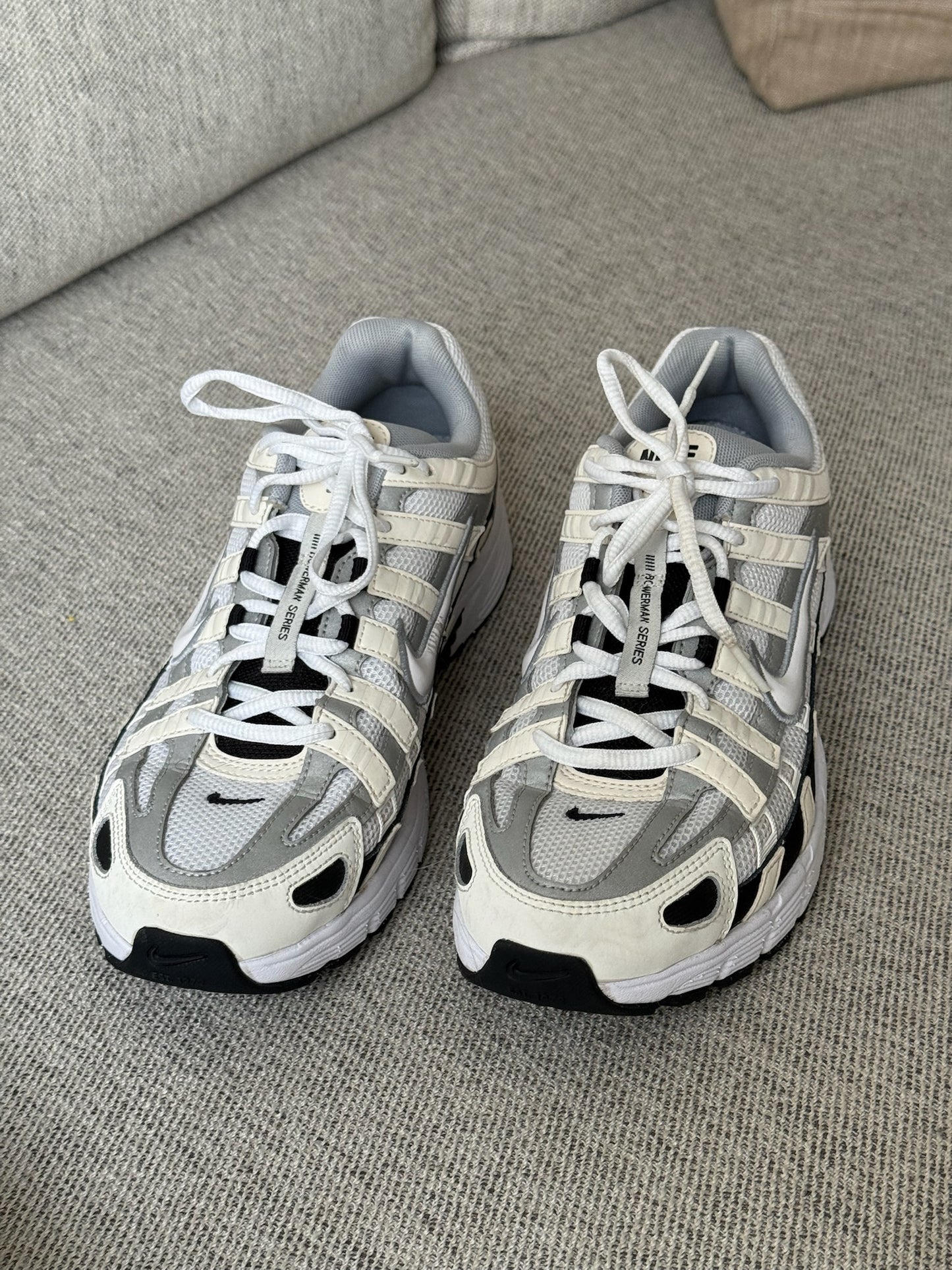 Nike P-6000 Sail Wolf Grey Trainers - UK 8