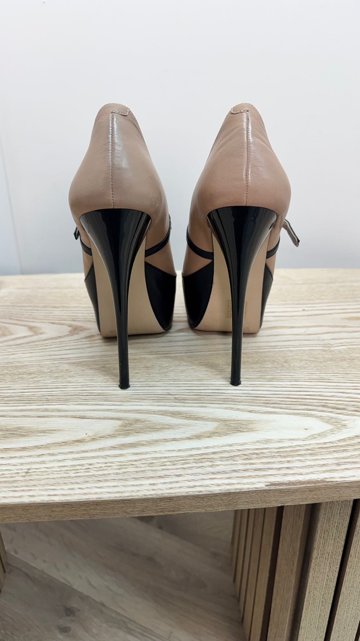 Kurt Geiger Nude Black Dream Heels – EU 38 / UK 5