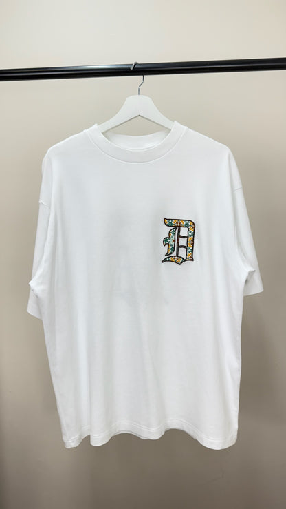 Drôle De Monsieur White Logo T-Shirt - Small