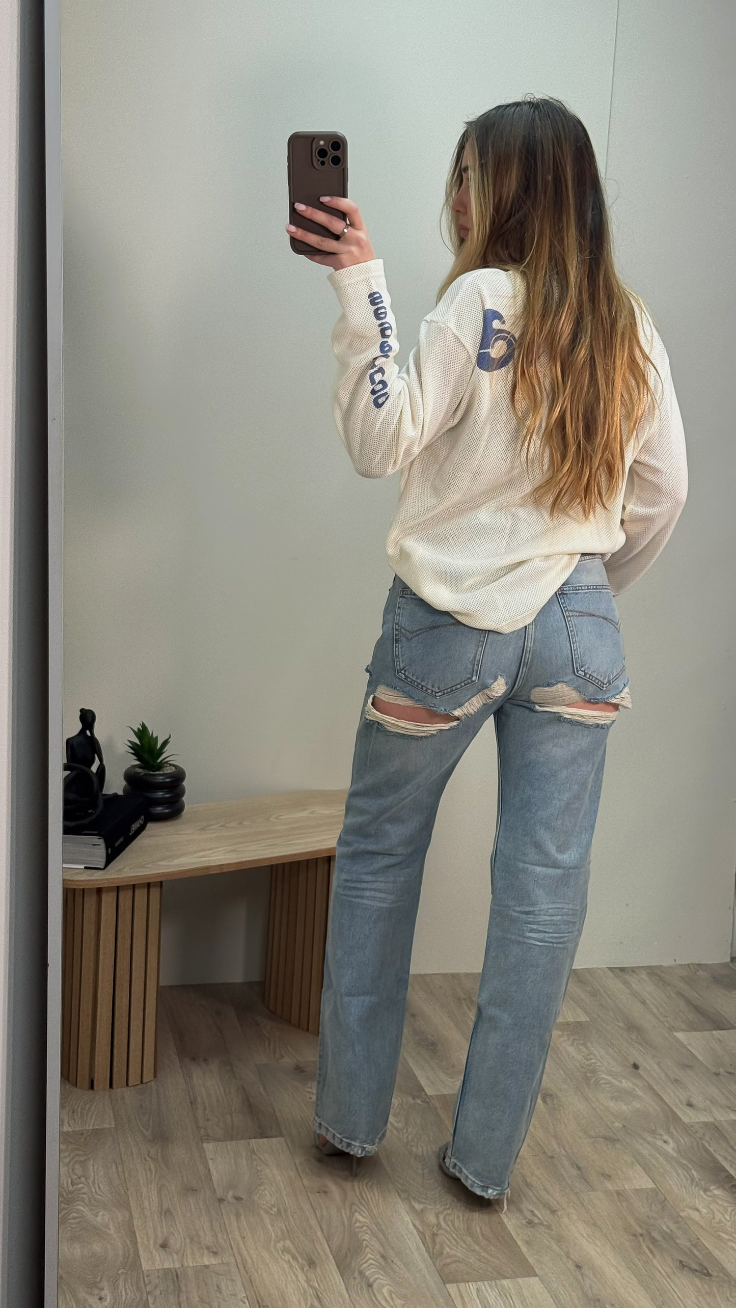 Balenciaga Unisex Blue Distressed Jeans - Brand New In Tags 27