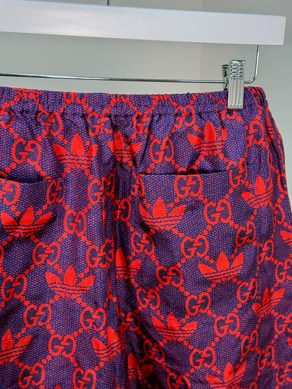 Gucci X Adidas Gucci X Adidas Pink Marco GG Trefoil Print Silk Shorts - Brand New In Tags Size 46/Small