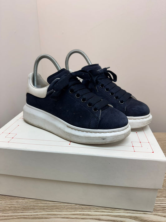 Alexander McQueen Navy Runway Suede Trainers – EU 36.5 / UK 3.5