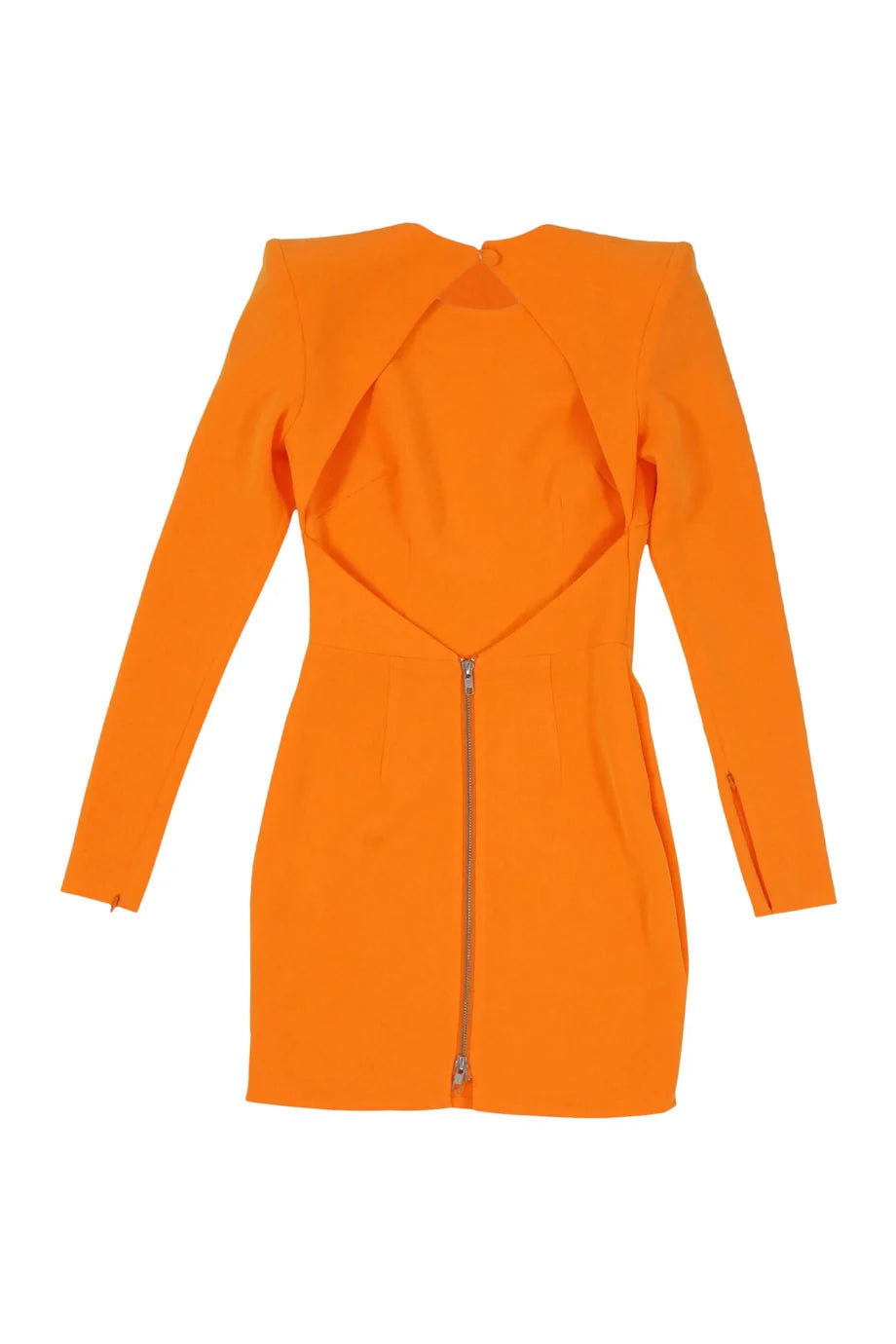 Alex Perry Orange Cutout Back Dress – UK 8