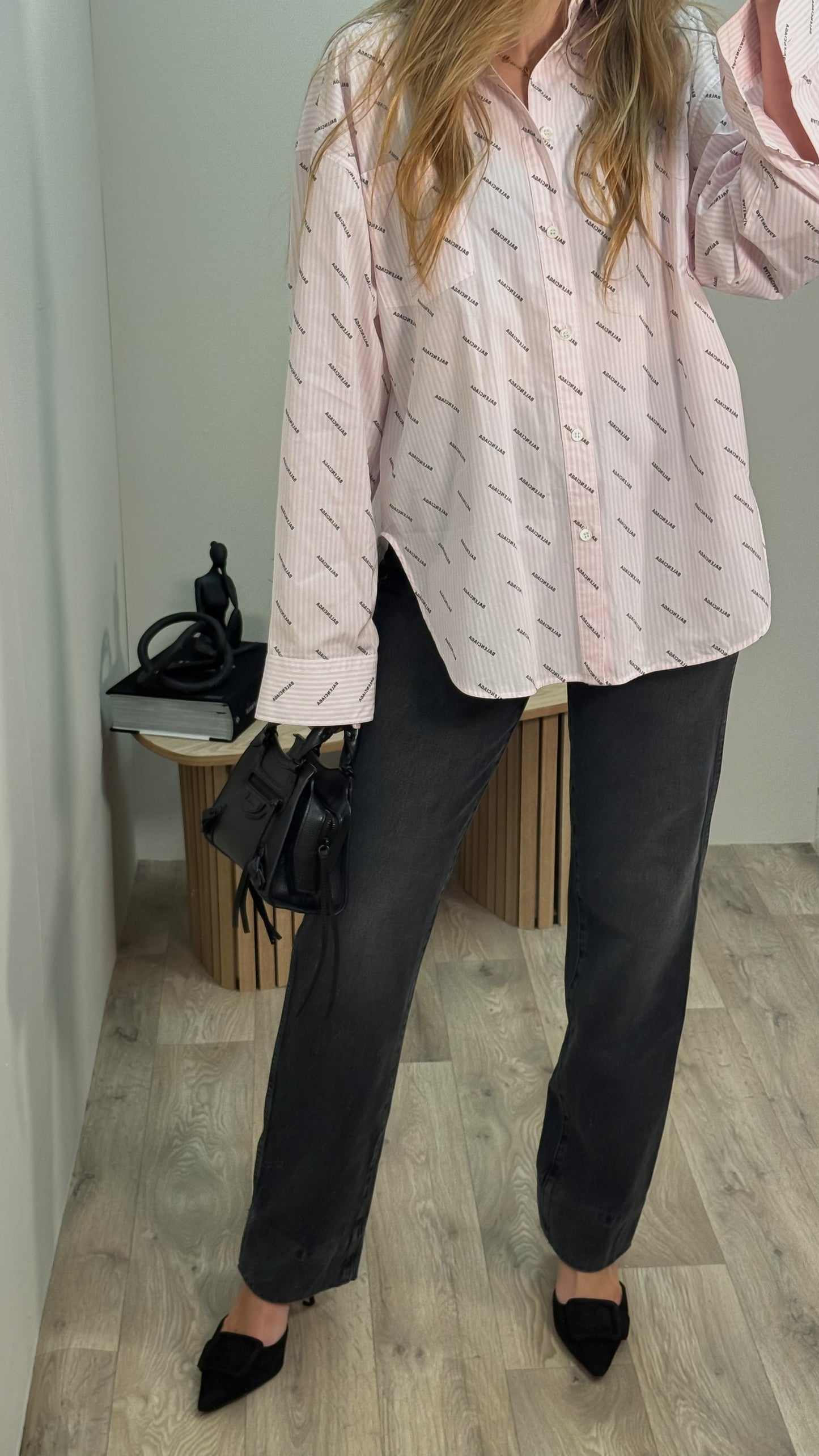 Re/Done Black Denim Straight Leg Jeans - 27