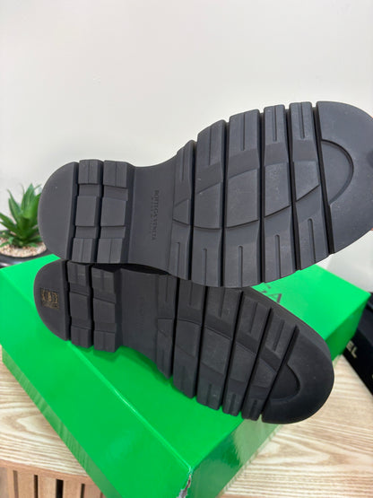 Bottega Veneta Intrecciato Leather Derby Shoes - 38/UK5