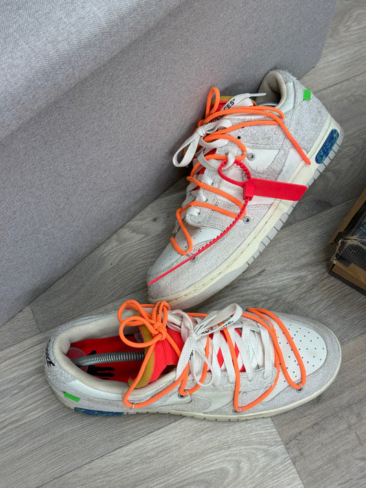 Nike Dunk low Sail /Orange Trainers-UK9