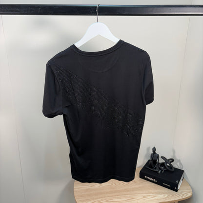 Fendi Black Crystal Bug Eye T-Shirt – UK Small