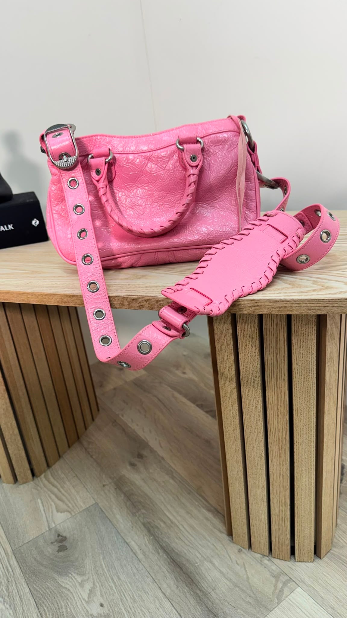 Balenciaga Mini City Bag Pink With Heart Mirror – Mini