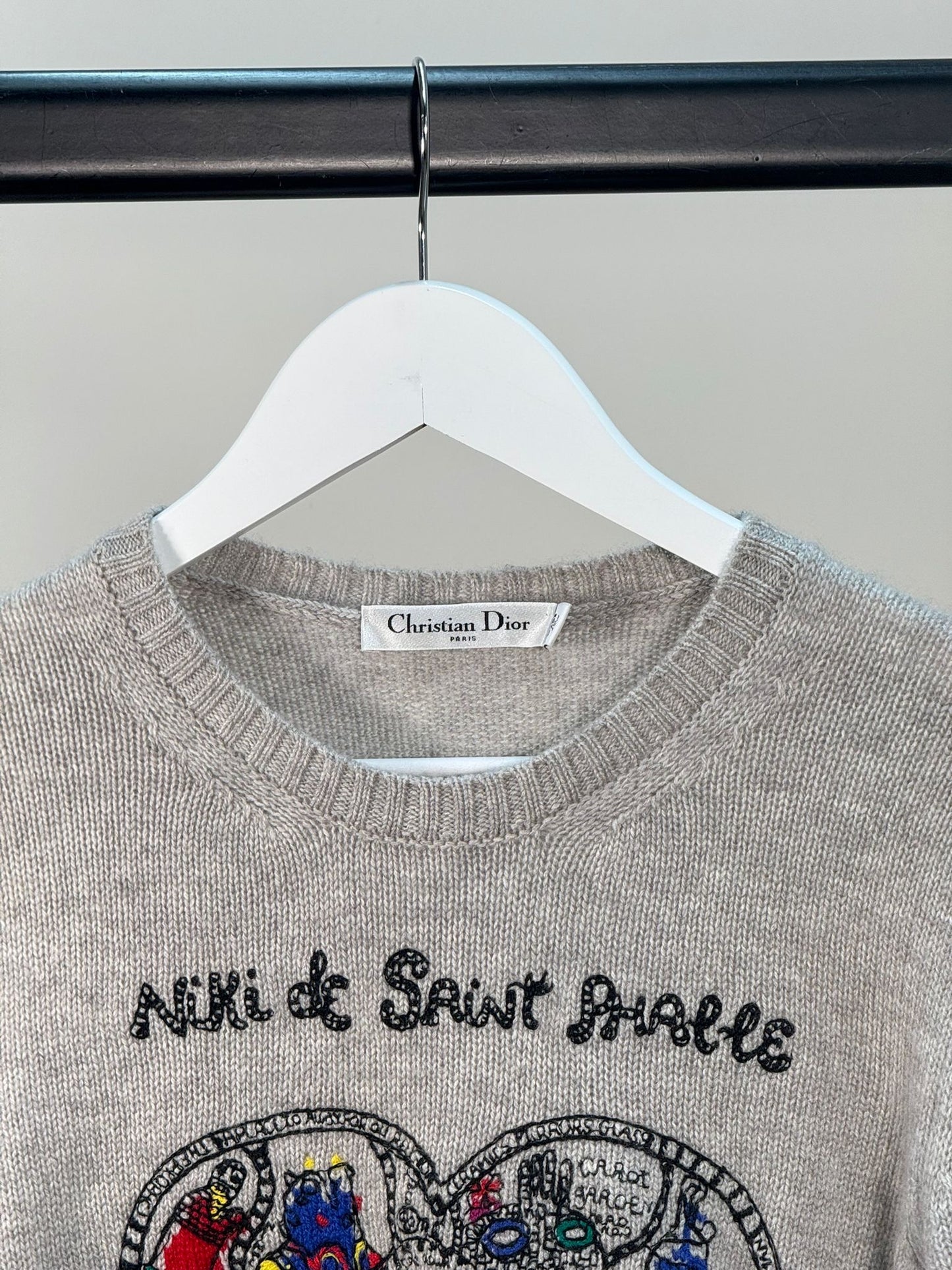 Dior Grey Cashmere Niki De Saint Phalle Jumper - 38 EU / UK 10