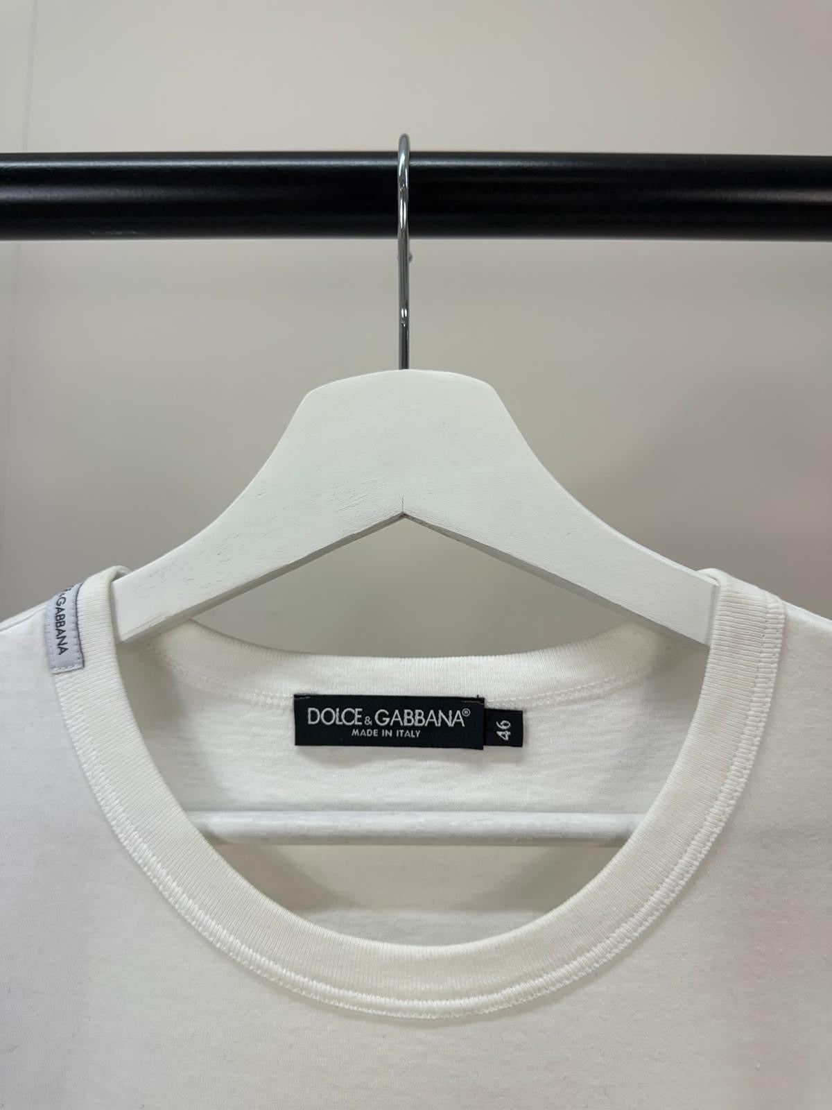 Dolce & Gabbana Blue Crown T-Shirt - 46, UK Small