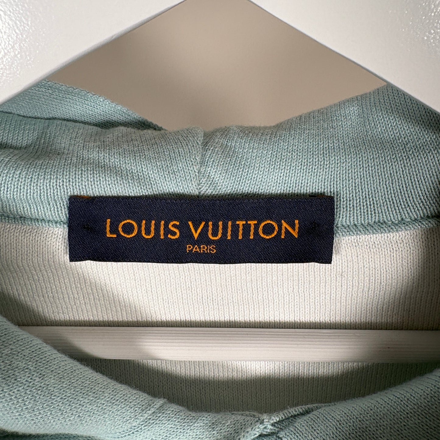 Louis Vuitton Pale Blue Monogram Hoody – XS