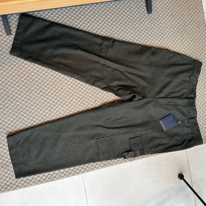 Louis Vuitton Grey Tailored Wool Cargo Trousers , brand new – IT 56