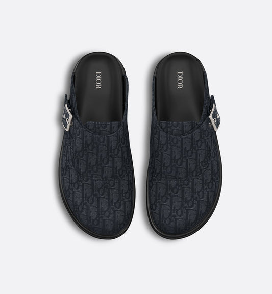 Dior Dior Aqua Mule Black Dior Oblique Jacquard – EU 43/ UK 9