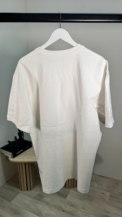 Heron Preston White Orange Heron Logo T-Shirt – Medium