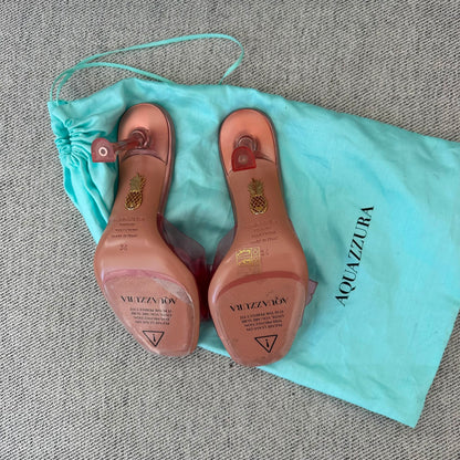 Aquazzura Zsa Zsa Clear Mule Heels – EU 36 / UK 3