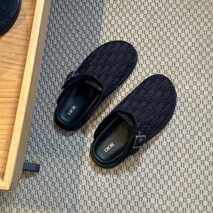 Dior Dior Aqua Mule Black Dior Oblique Jacquard – EU 43/ UK 9