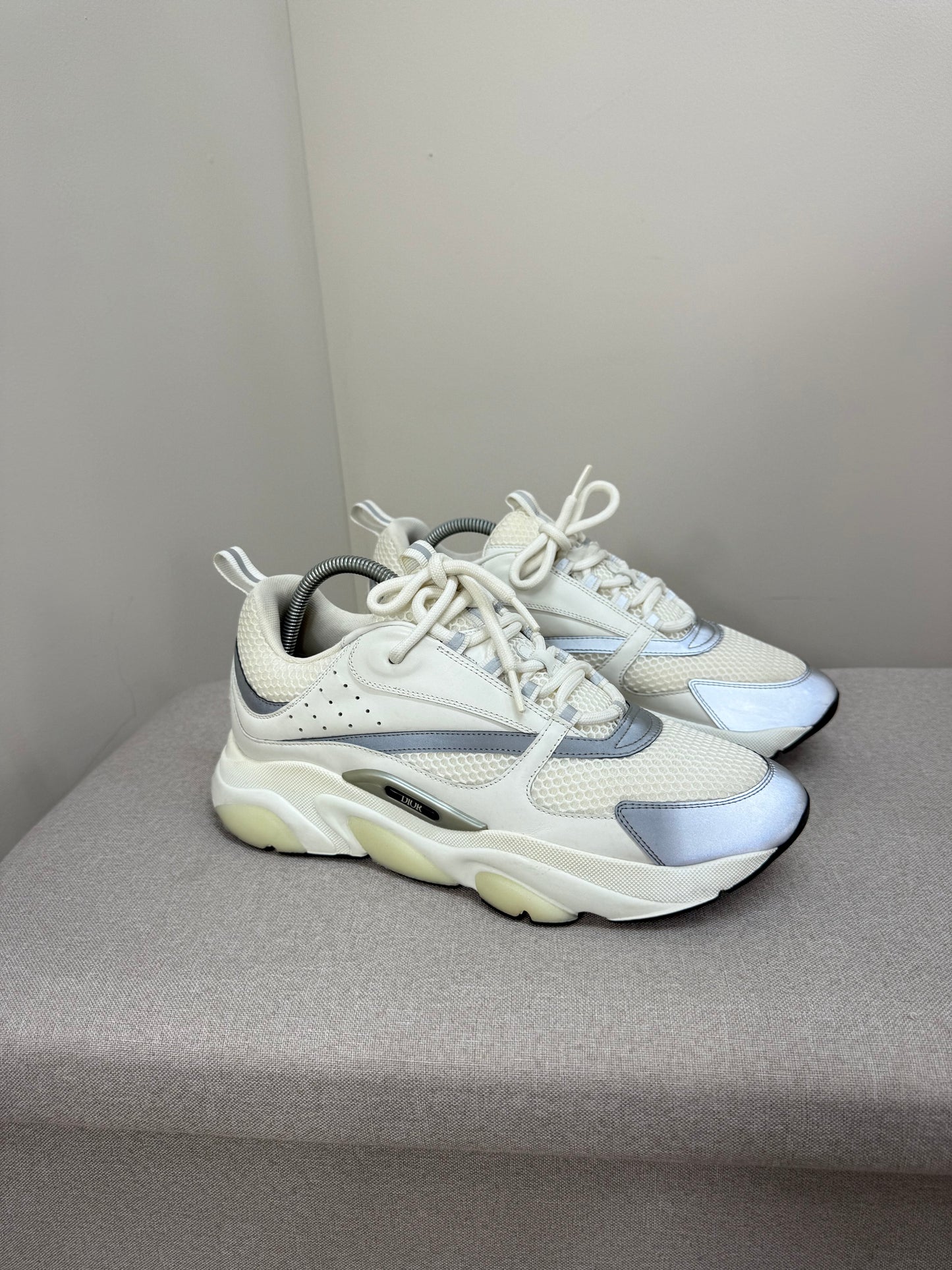 DIOR White B22 Trainers- UK 10