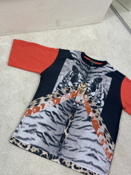 Kids Roberto Cavalli Tiger print T-shirt - Age 9