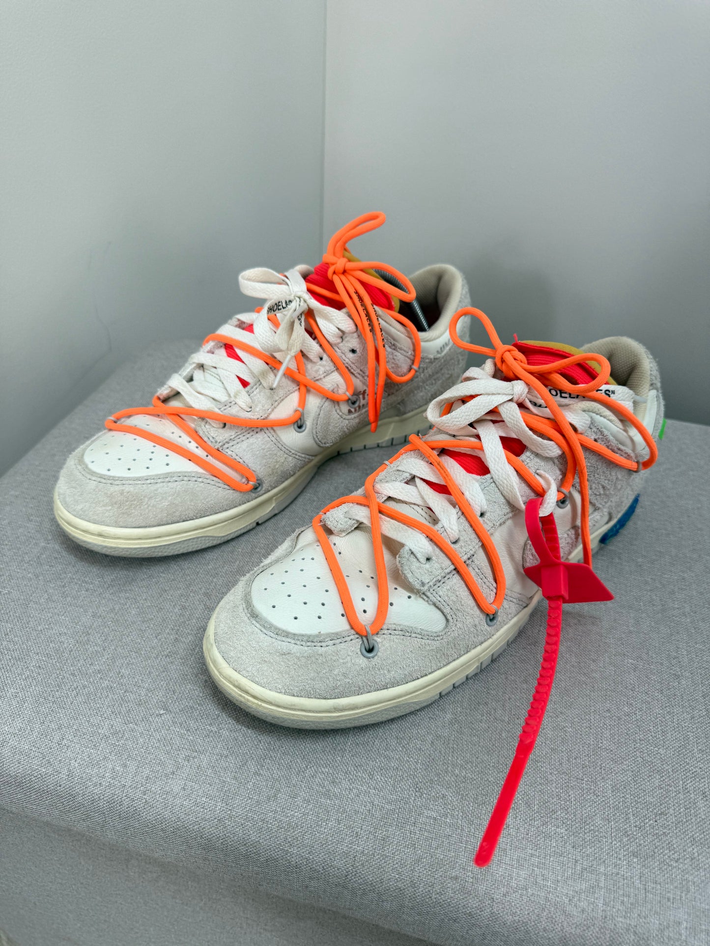 Nike Dunk low Sail /Orange Trainers-UK9