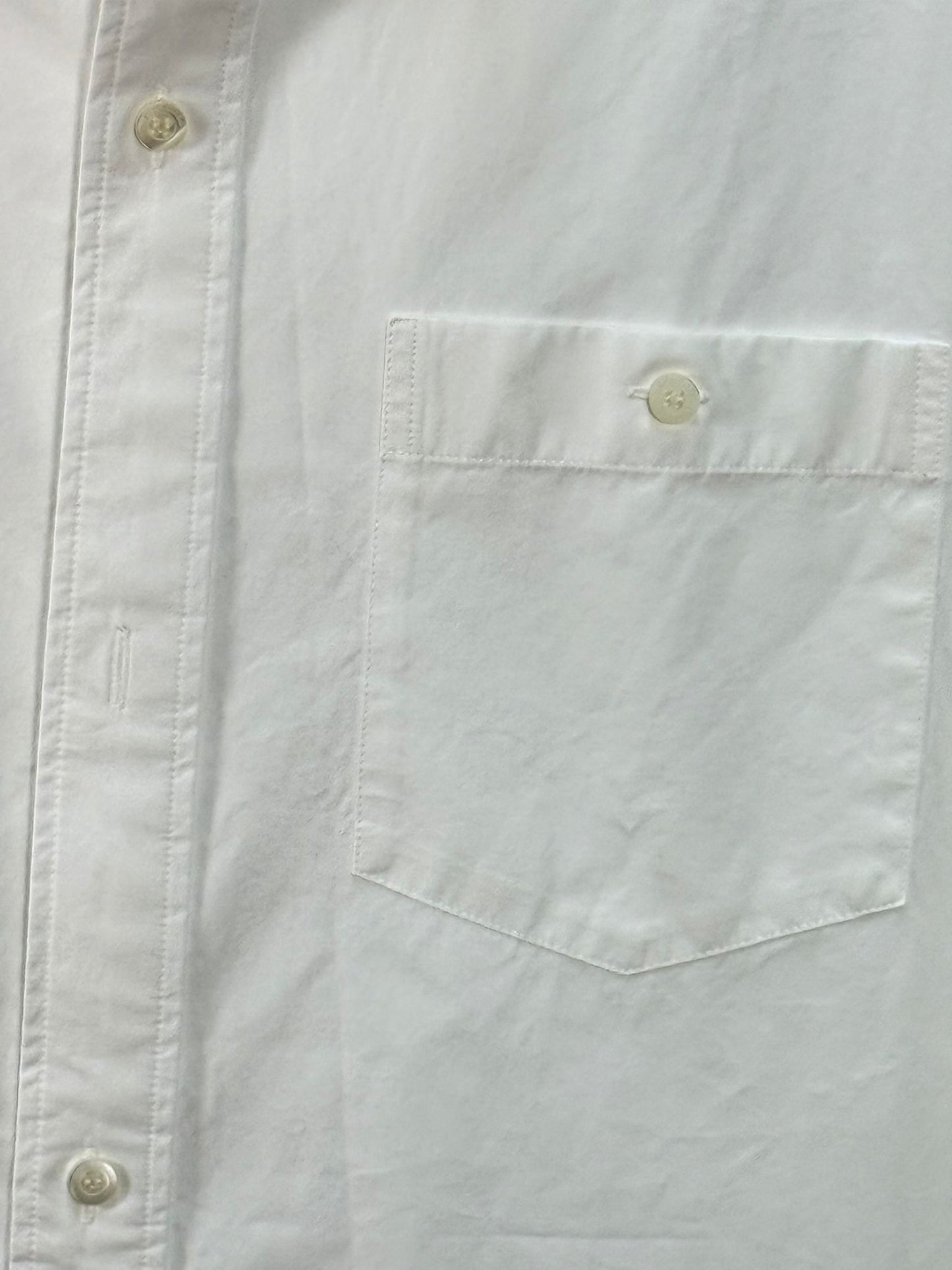 Balenciaga White Unifit Collared Shirt - Small