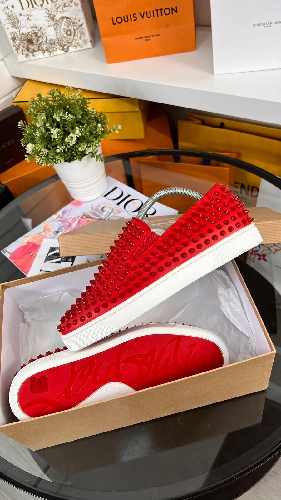 Louis Vuitton, Shoes, Christian Louboutin Red Bottom
