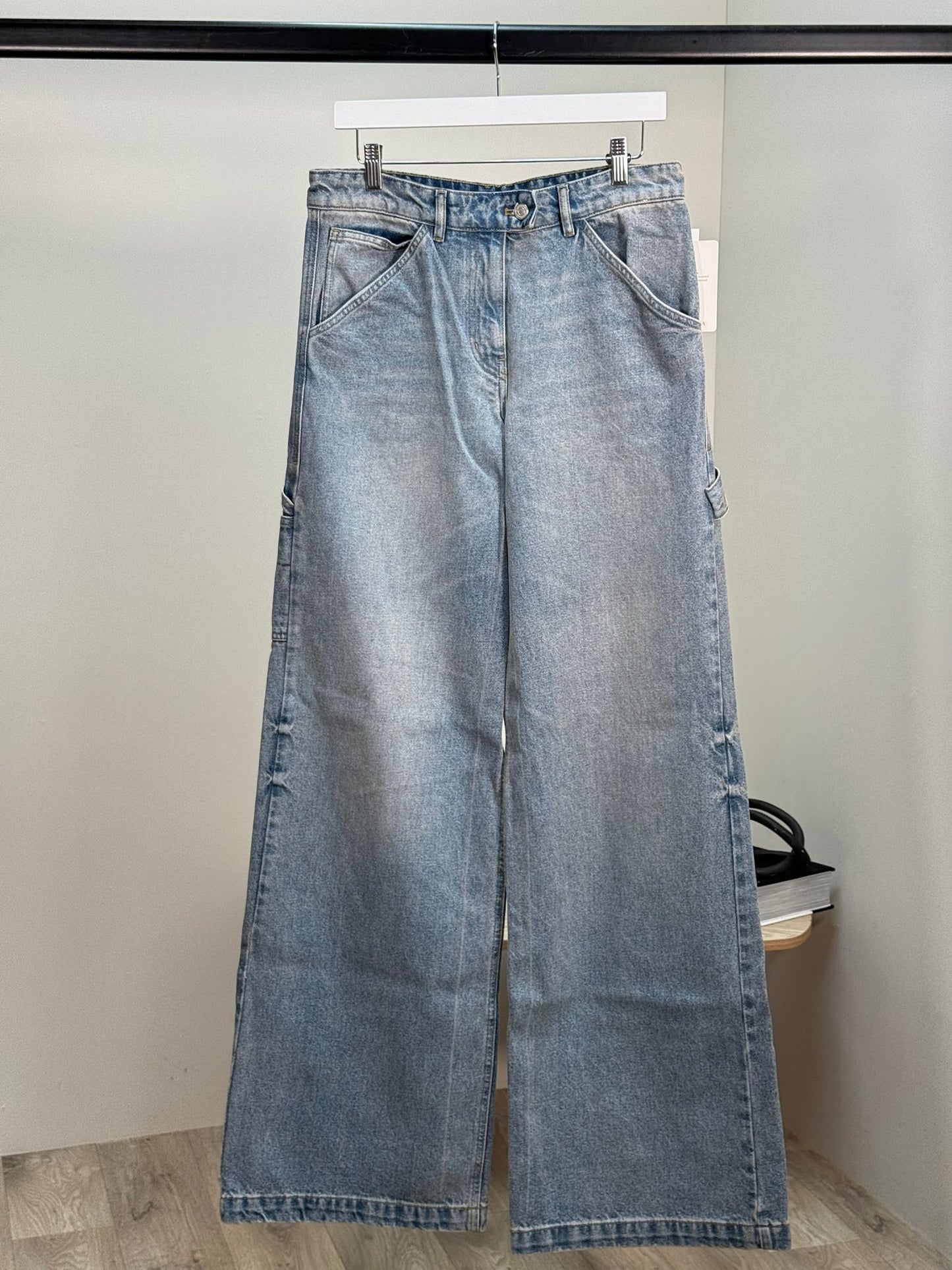 Courrégès Blue Denim Flared Jeans - Brand New In Tags 26