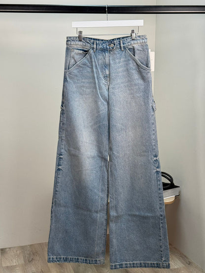 Courrégès Blue Denim Flared Jeans - Brand New In Tags 26