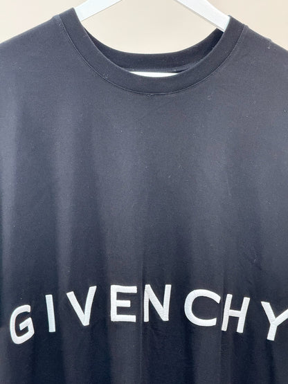 Givenchy Black White 4G Motif Logo T-Shirt - XL