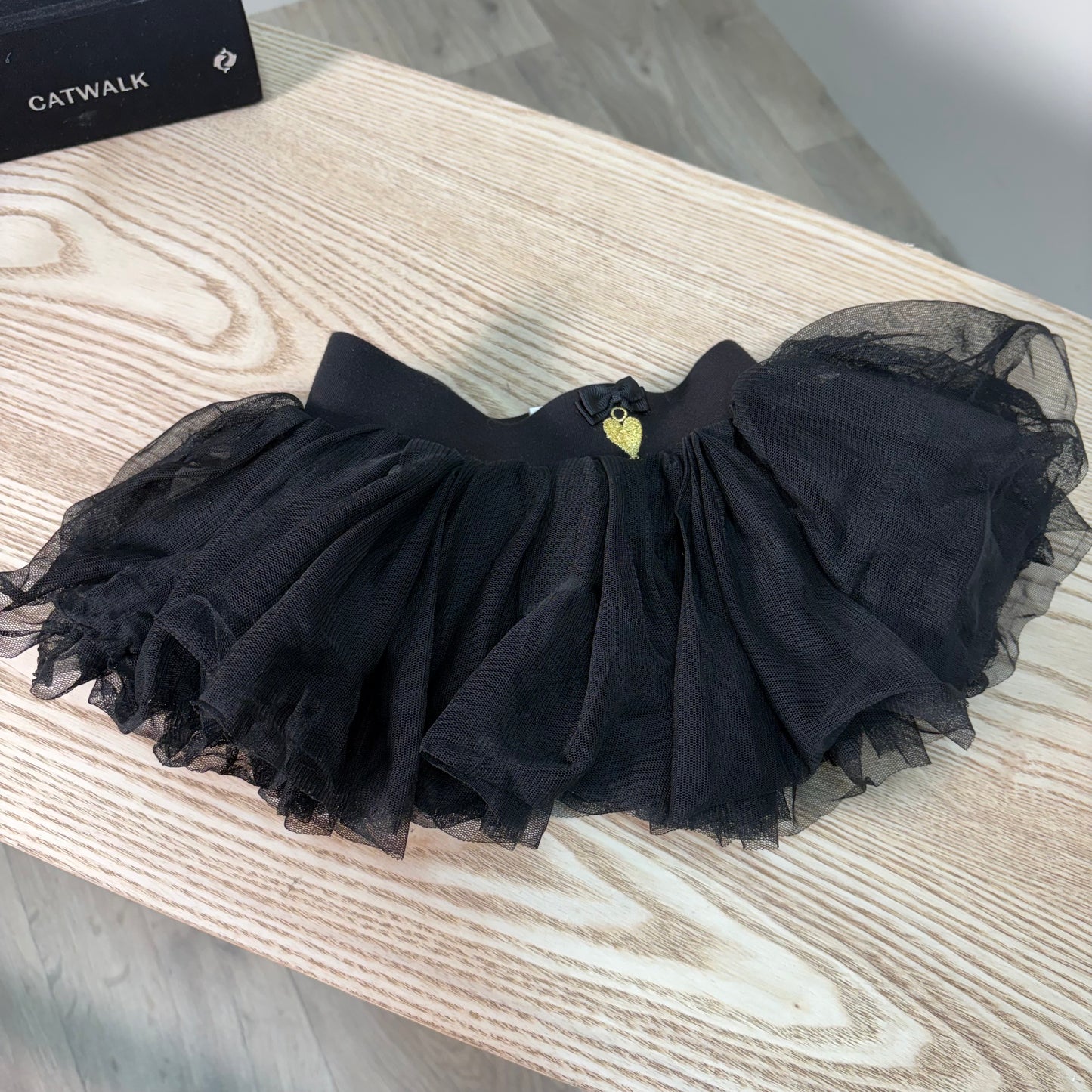 Kids Angel Face Black Tutu – Age 0-1 Years