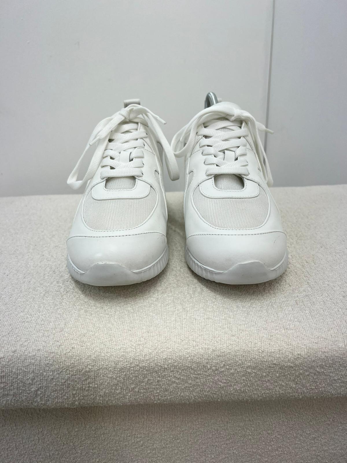 PHILLIP PLEIN White PP Predator Chunky Trainer - UK 8
