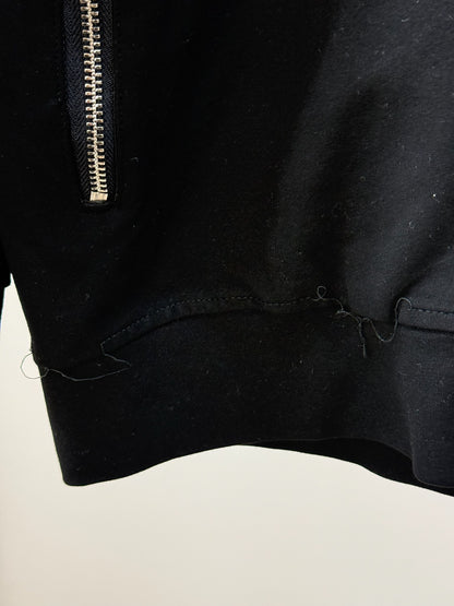Prada X Adidas Black White Stripe Zip Up Jacket-36/Small
