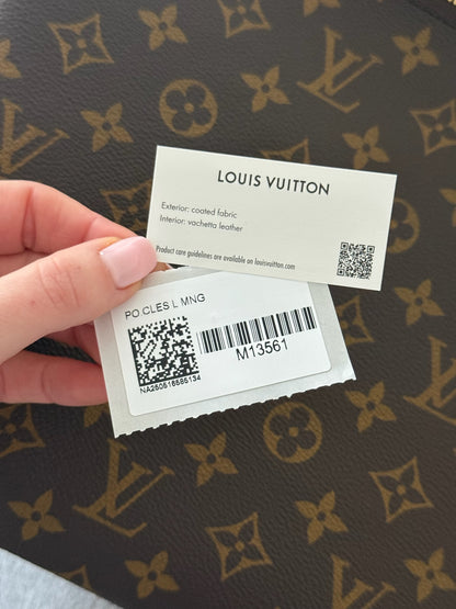 Louis Vuitton L Key Pouch- Brand New