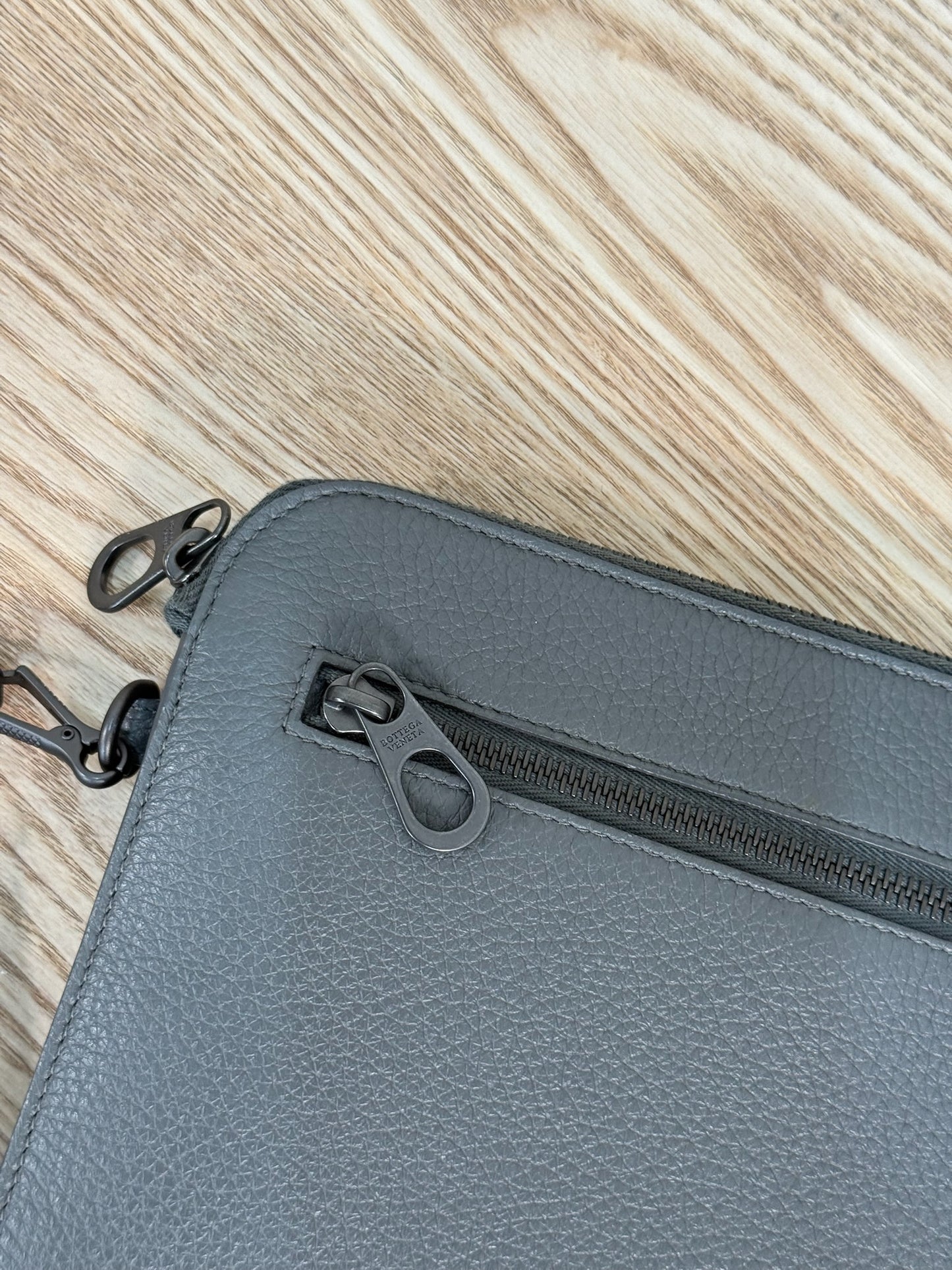 Bottega Veneta Grey Wallet pouch