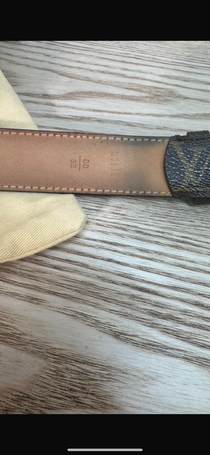 Louis Vuitton Women’s brown monogram belt- 80| 32 UK 6