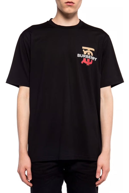 Burberry Black TB Logo T-Shirt – Medium