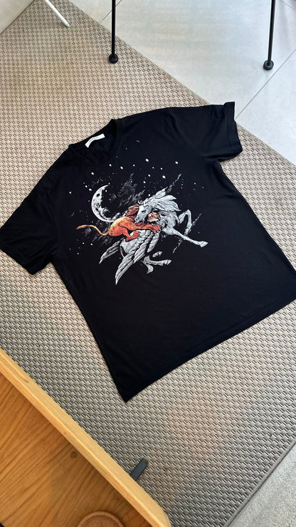 Givenchy Men's black studio home podium logo T-shirt - XL