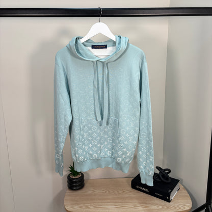 Louis Vuitton Pale Blue Monogram Hoody – XS