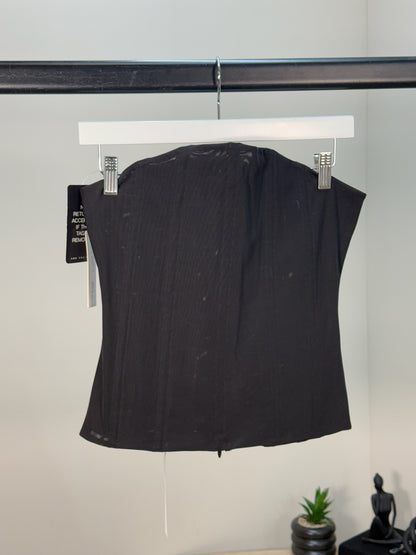 Are You Am I Sunniva Black Corset New In Tags - UK 10