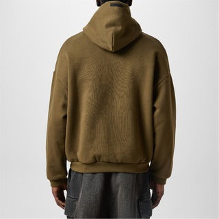 Essentials Khaki Logo Hoodie – Medium