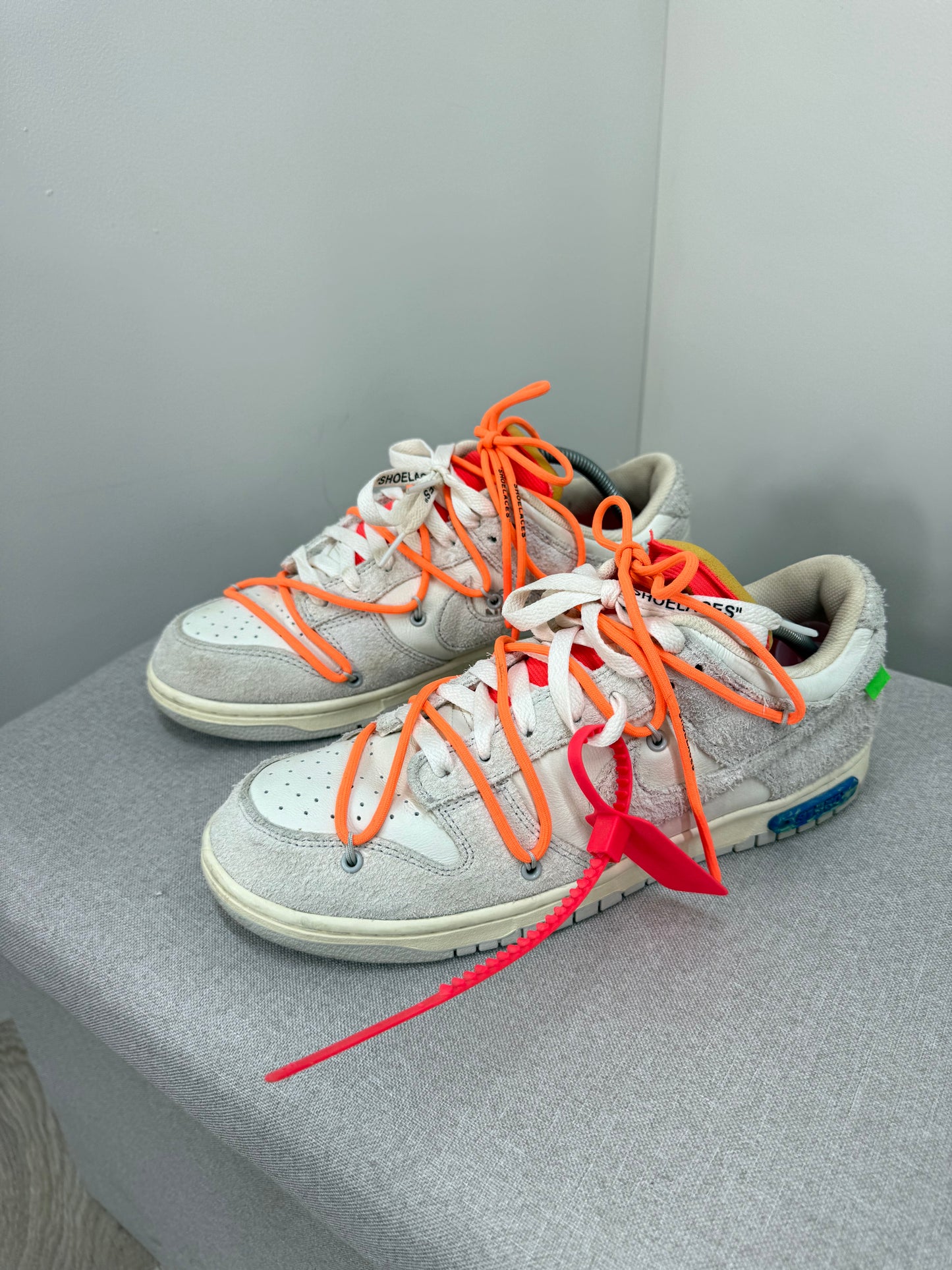 Nike Dunk low Sail /Orange Trainers-UK9