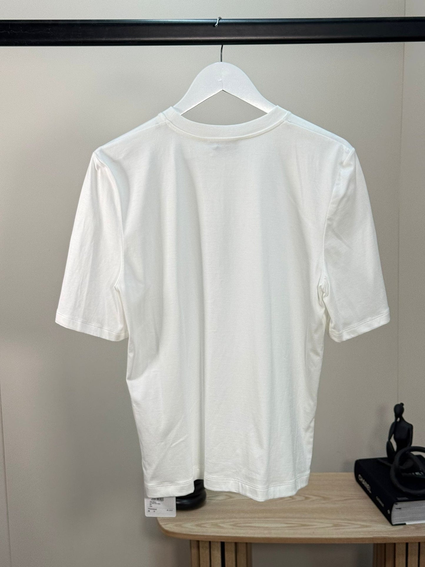 The Attico White Join Us Upstairs Plain T-shirt - Brand New IT 38/S-M