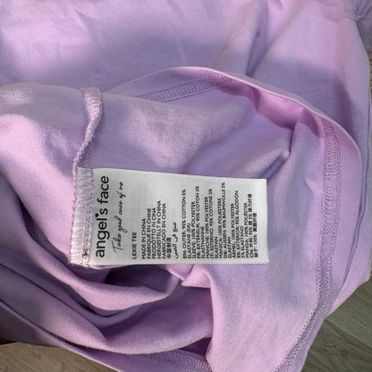 Kids Angel Face Purple Ruffle Top – Age 3-4