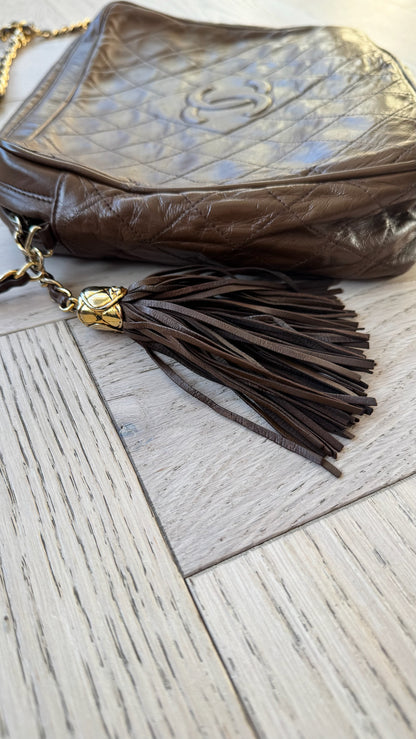 Chanel Vintage Chanel Lambskin Large Camera Bag